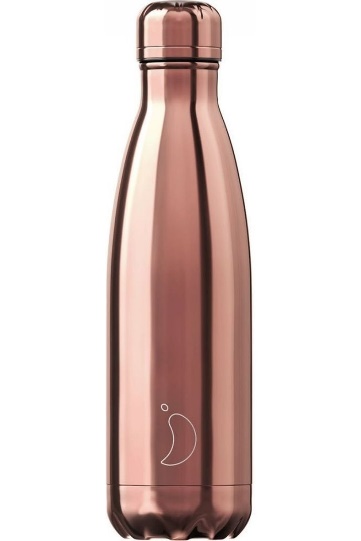 Chilly's Drinkfles Chrome Rose Gold 500ml