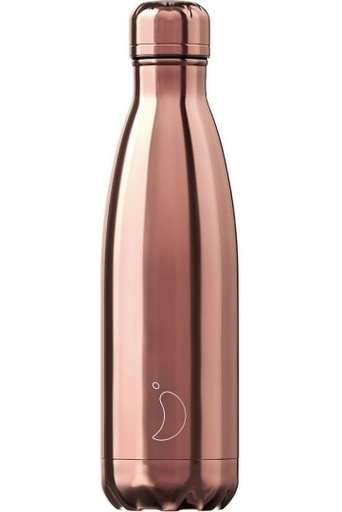 Chilly's Drinkfles Chrome Rose Gold 500ml