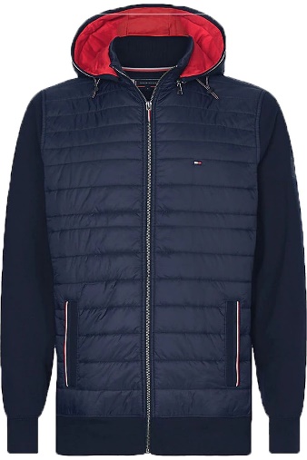 Tommy Hilfiger Cardigan Mixed Media Hd Ziprough