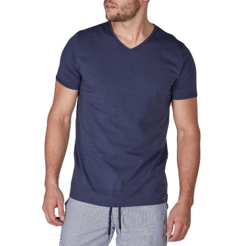 Skiny T-Shirt Mens V-neck SL